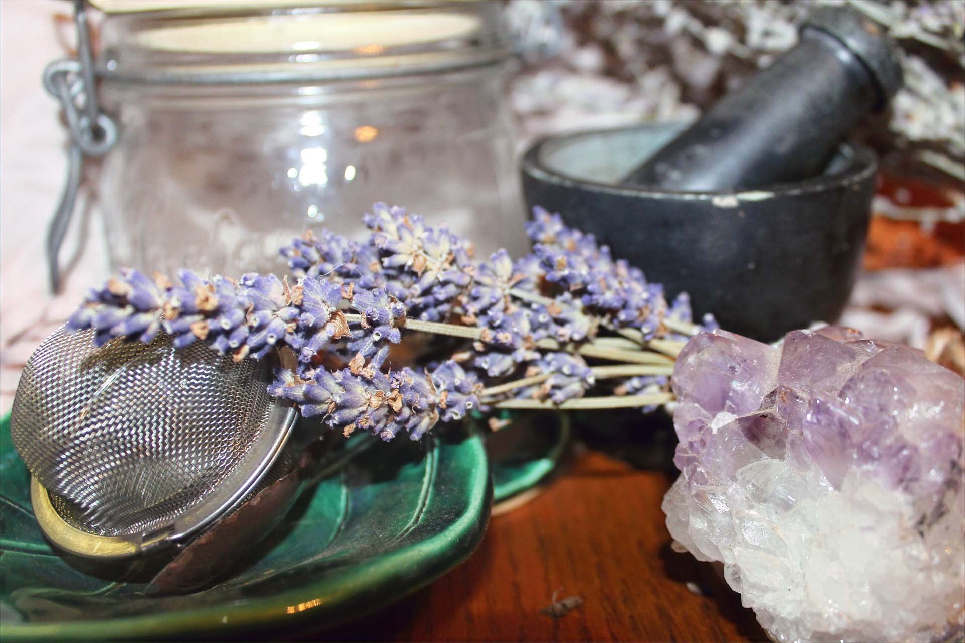 healing peony herbal apothecary-lavender with tea ball healing peony herbal apothecary-lavender with tea ball